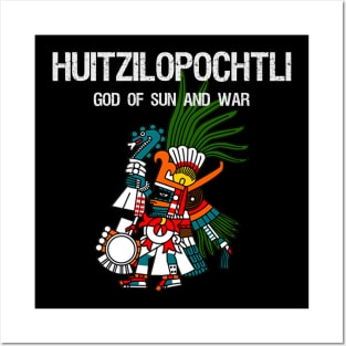 Huitzilopochtli God Of Sun And War Posters and Art